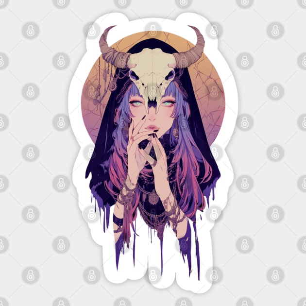 Dark Pagan Witch Sticker by DarkSideRunners